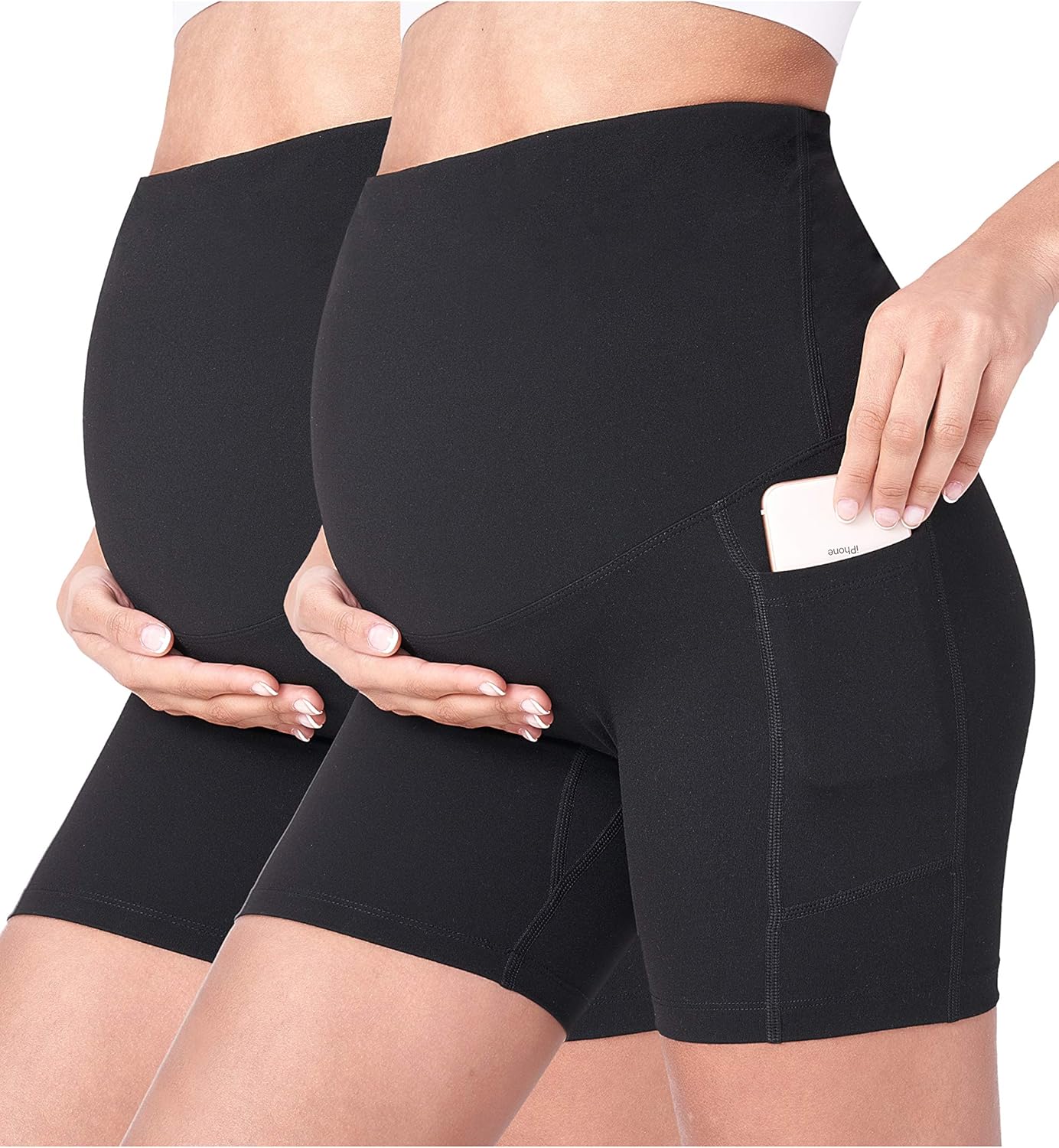 Maternity Yoga Shorts for Women - Comfortable Activewear for Moms