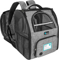 PetAmi Dog Cat Backpack Carrier - Expandable, Airline Approved