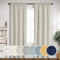 Flax Linen Curtains 96 Inches Long for Elegant Home Decor