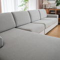 Couch Cushion Covers XL for Sectional Sofas - Stretch, Washable