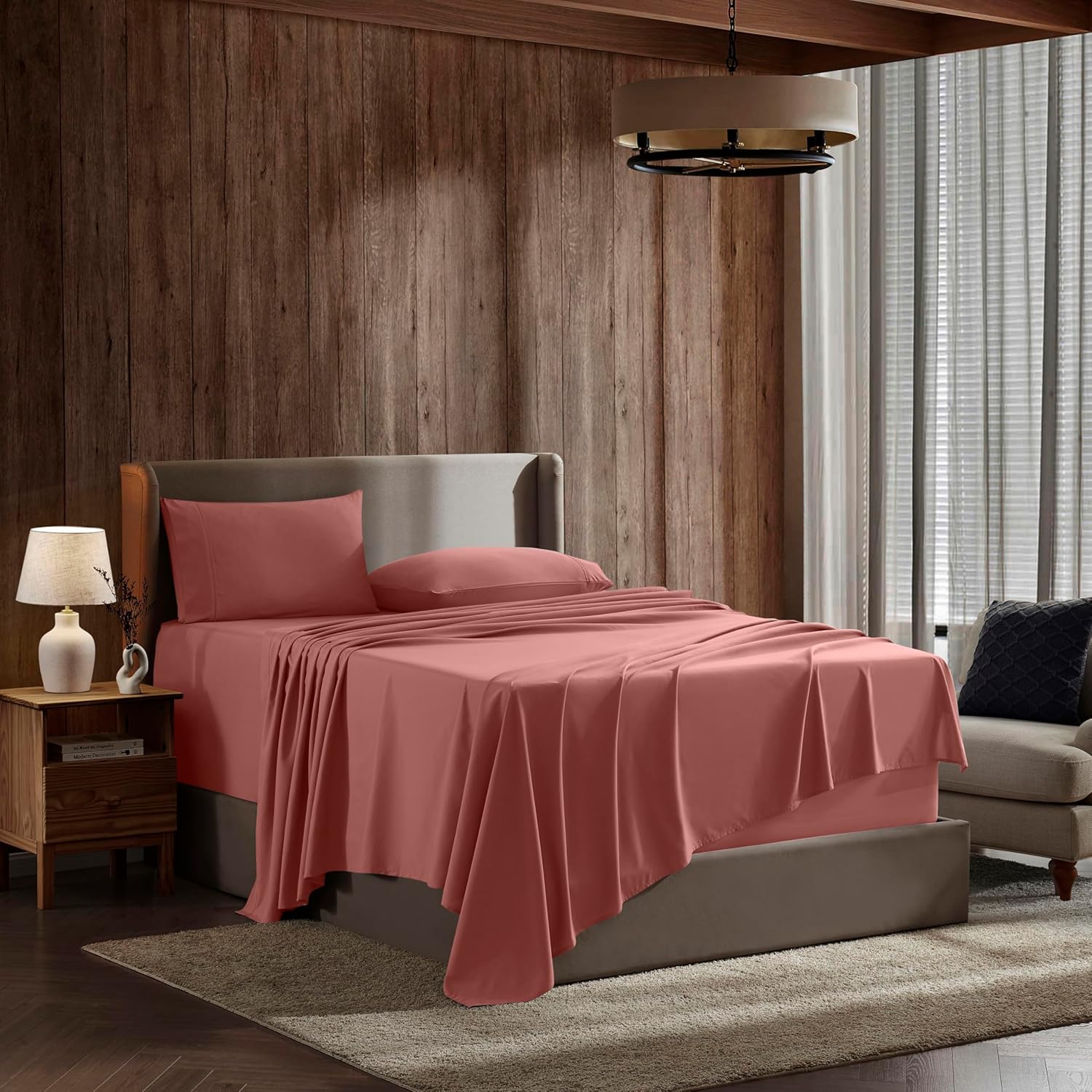 Nestl California King Sheet Set - Ultra-Soft Microfiber Sheets