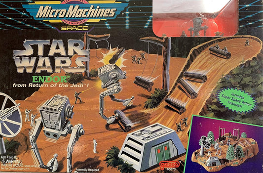 Vintage Galoob Star Wars Micro Machines Endor Set