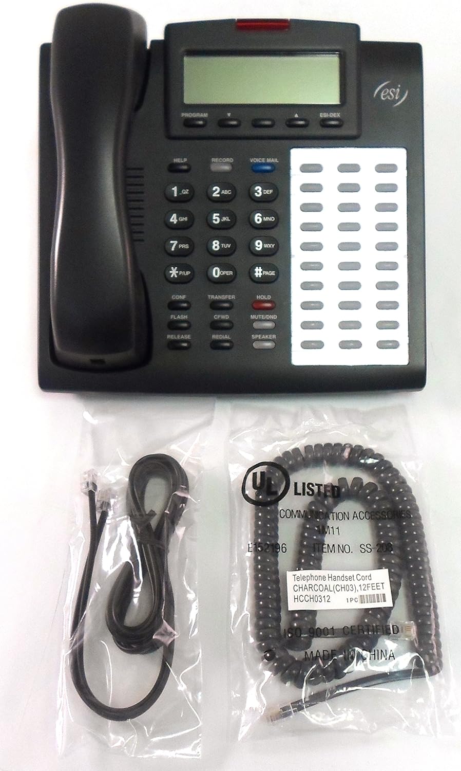 ESI Communications 48-Key DFP Charcoal Display for Efficient Use