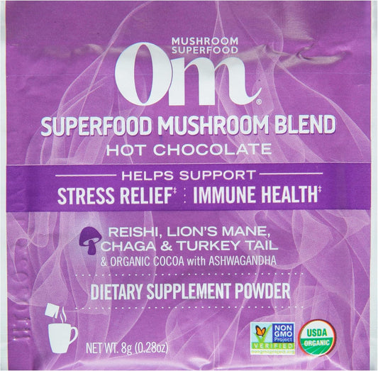 Om Mushroom Superfood: Boost Your Day with Organic Mushroom Hot Chocolate!