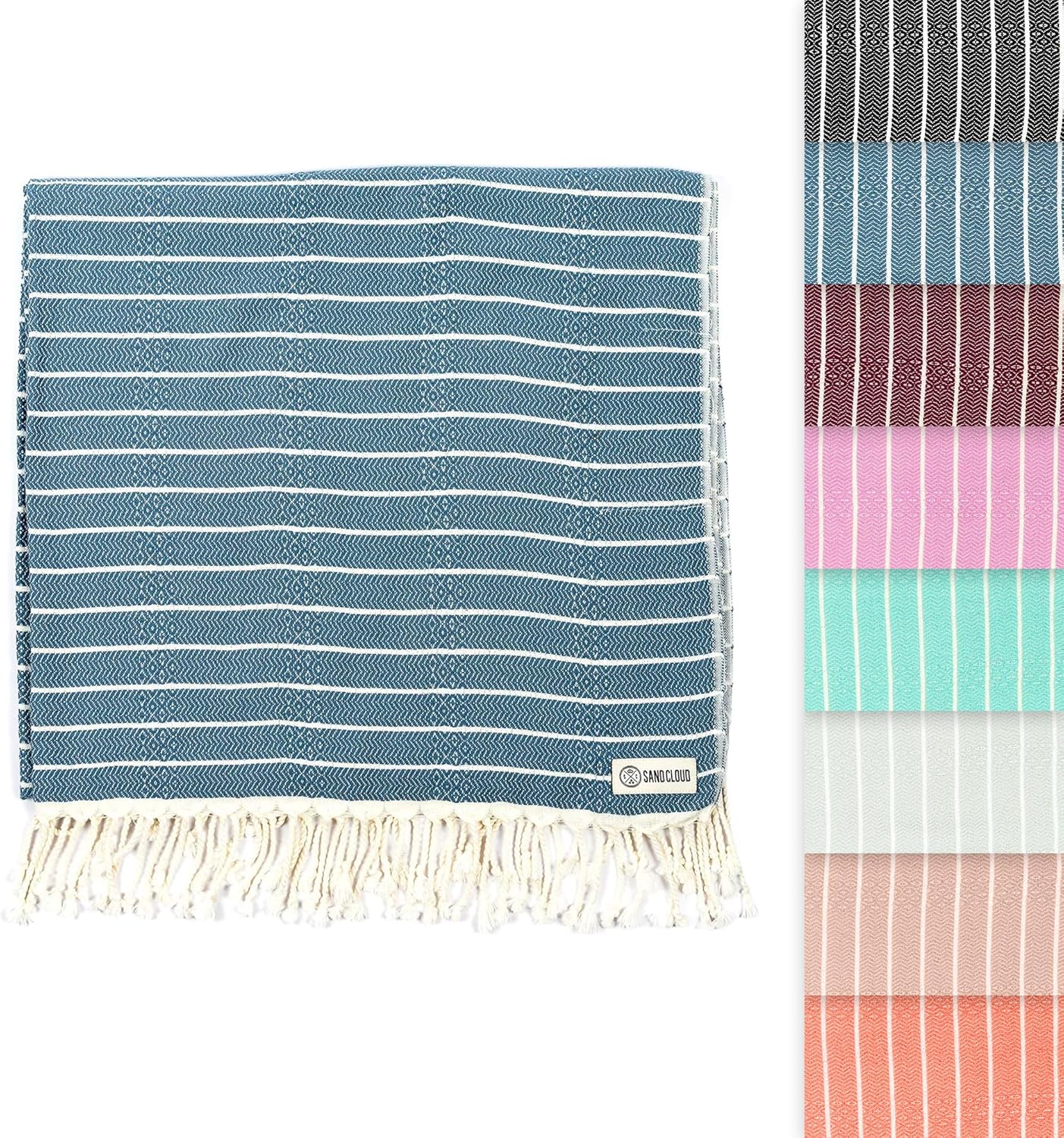 Sand Cloud Turkish Beach Towel - Quick Dry & Sand Proof Design