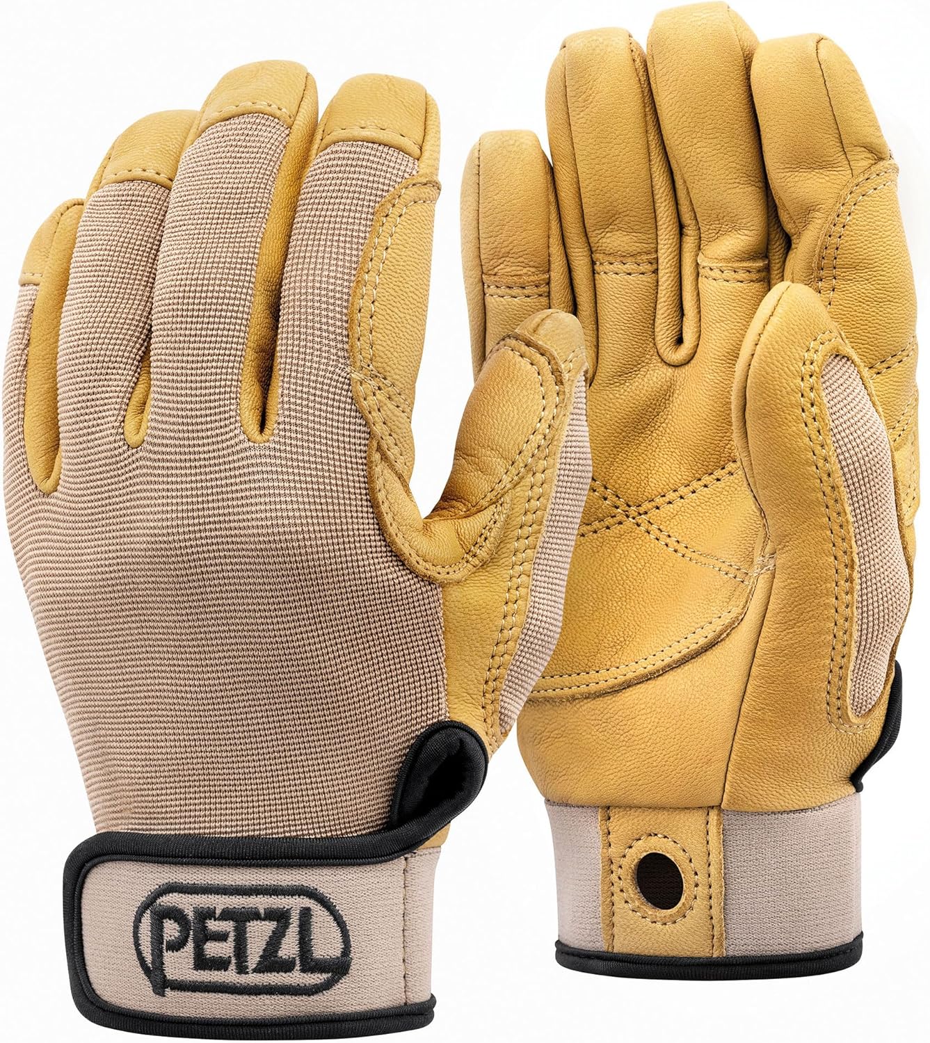 Petzl CORDEX Gloves - Lightweight Leather Belay Gloves for Climbing