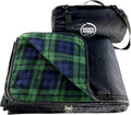 350 GSM Quilted Fleece Stadium Blanket - Extra Thick Cape Toggle