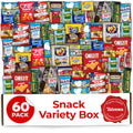 Variety Snack Box for Adults - 60 Count Care Package of Assorted