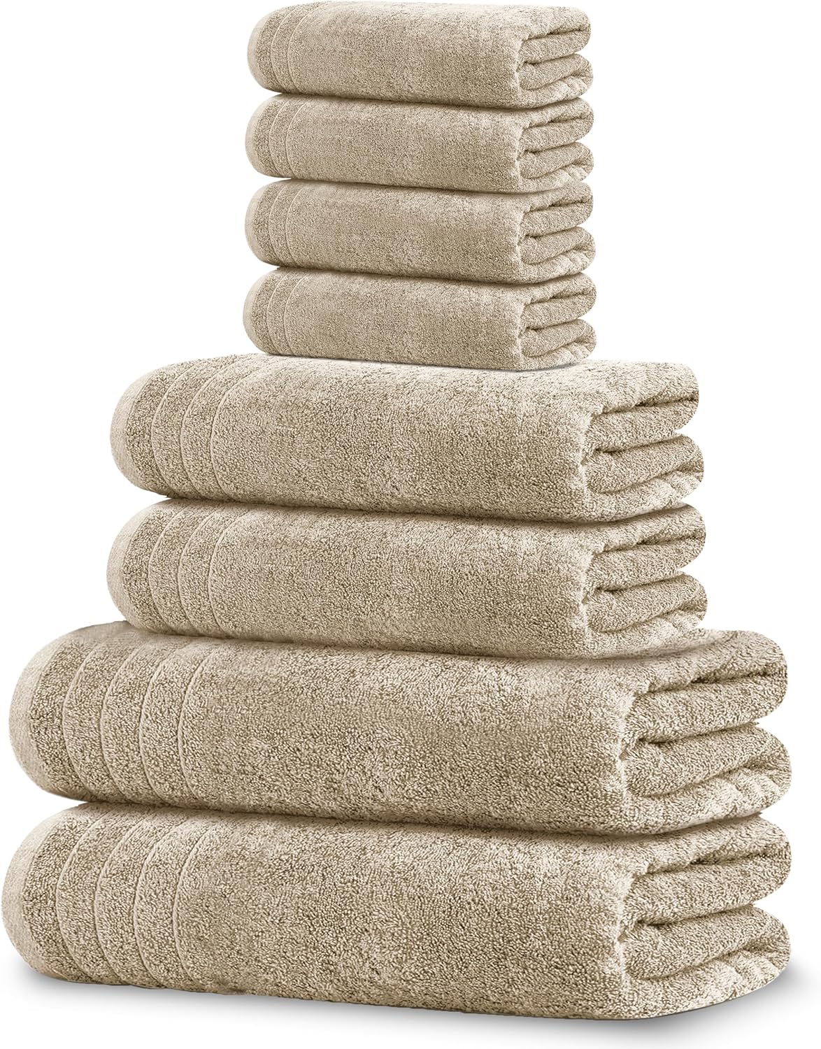 Tens Towels Pack of 8 Towels Set for Ultimate Bathroom Comfort
