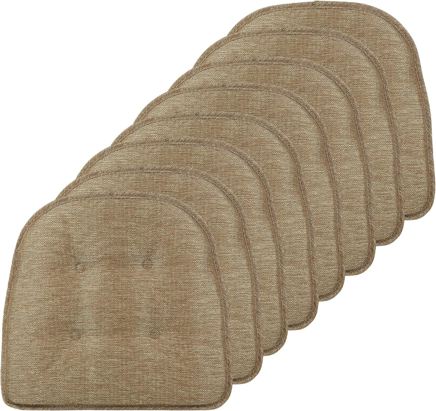 Klear Vu Omega Non-Slip Chair Cushions for Dining Room Comfort