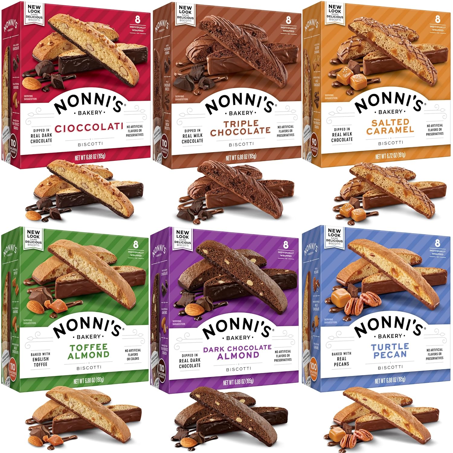 Indulge in Nonni's Italian Biscotti Variety Pack for Holidays