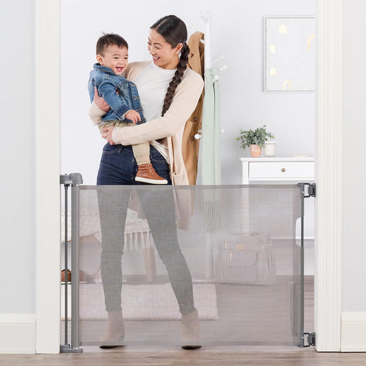Regalo Extra Wide Retractable Baby Gate - Easy Install, Expands up to 50 - Award-Winning Brand