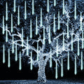 Christmas Meteor Shower Lights Outdoor 3 Pack - Bright White Rain