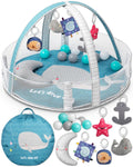Baby Play Gym Activity Mat - Whale Theme Sensory Play Gym