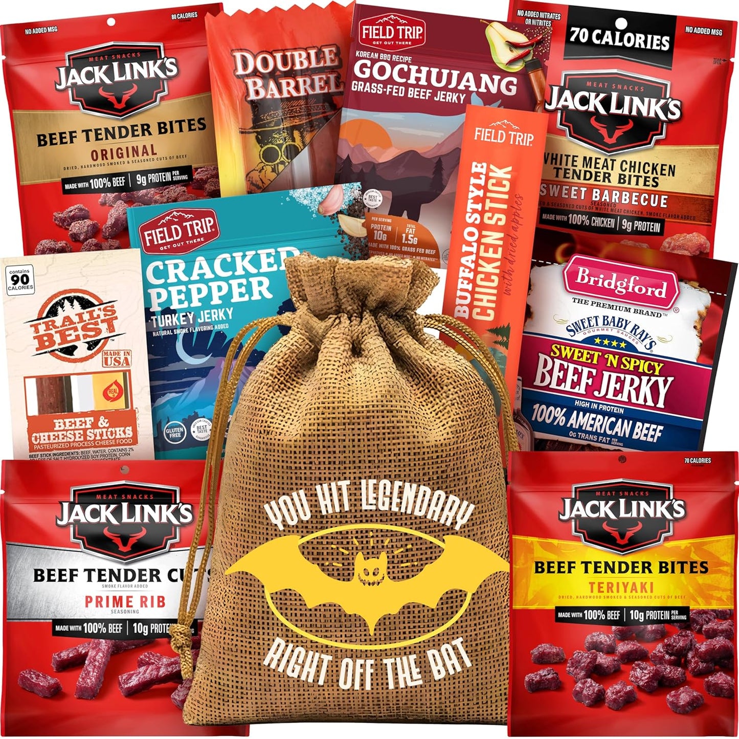 Halloween Beef Jerky Gift Basket - Spooky Treats for Everyone