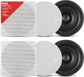 Pyle 8.0 in Ceiling Wall Mount Speakers for Superior Sound