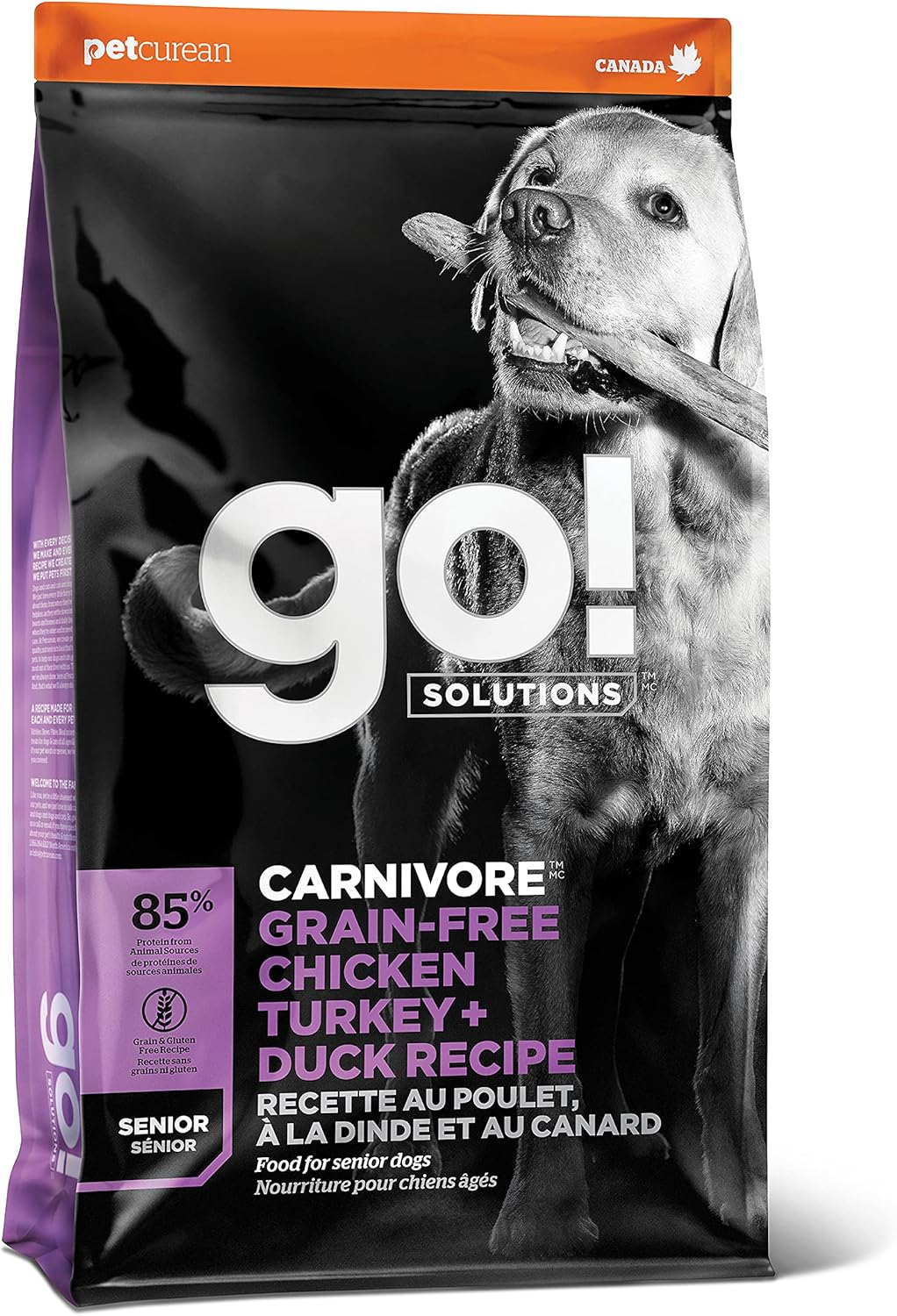 Go! Solutions Carnivore Senior Dog Food for Healthy Muscles