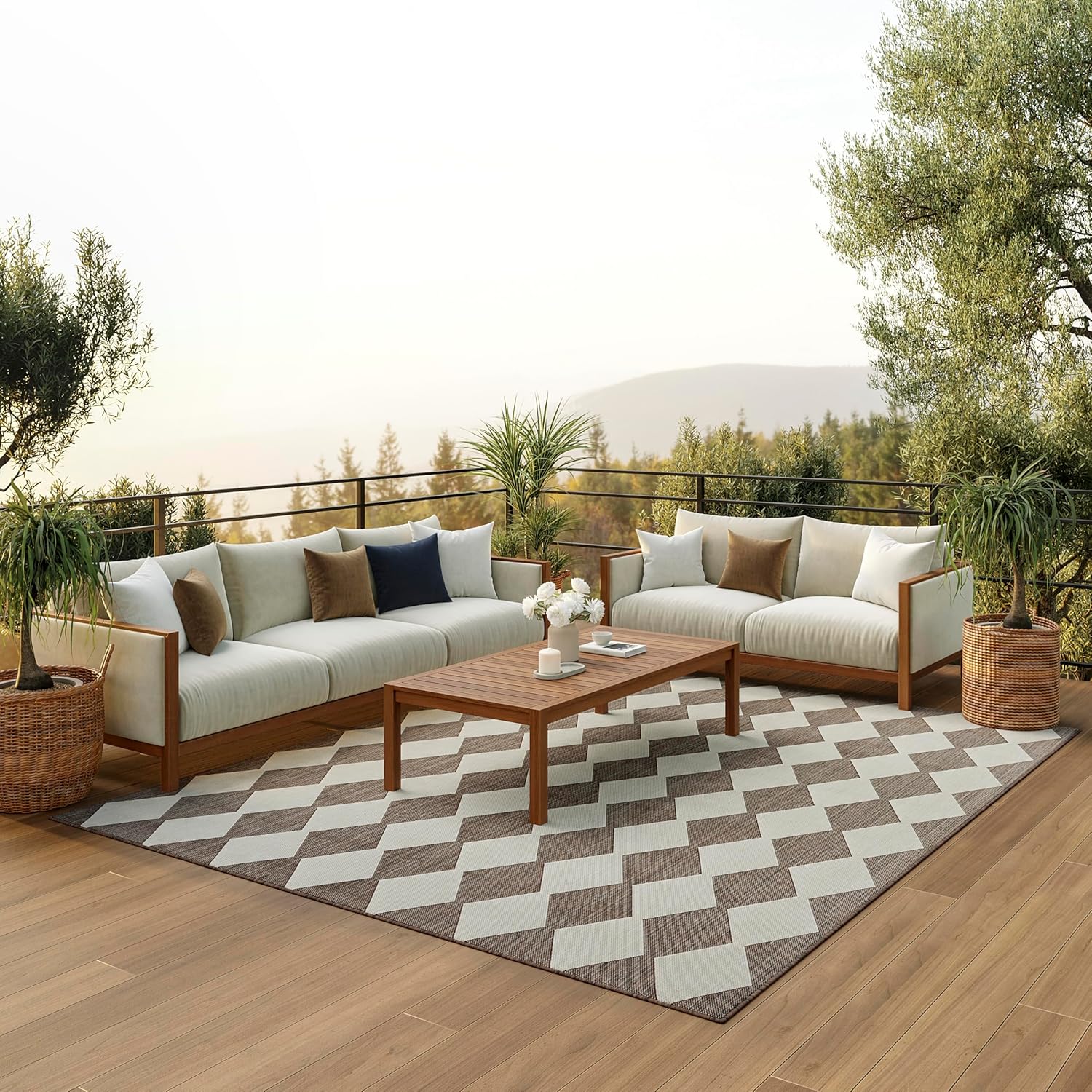 Nourison Home Positano Indoor/Outdoor 7ft x 10ft Area Rug Review