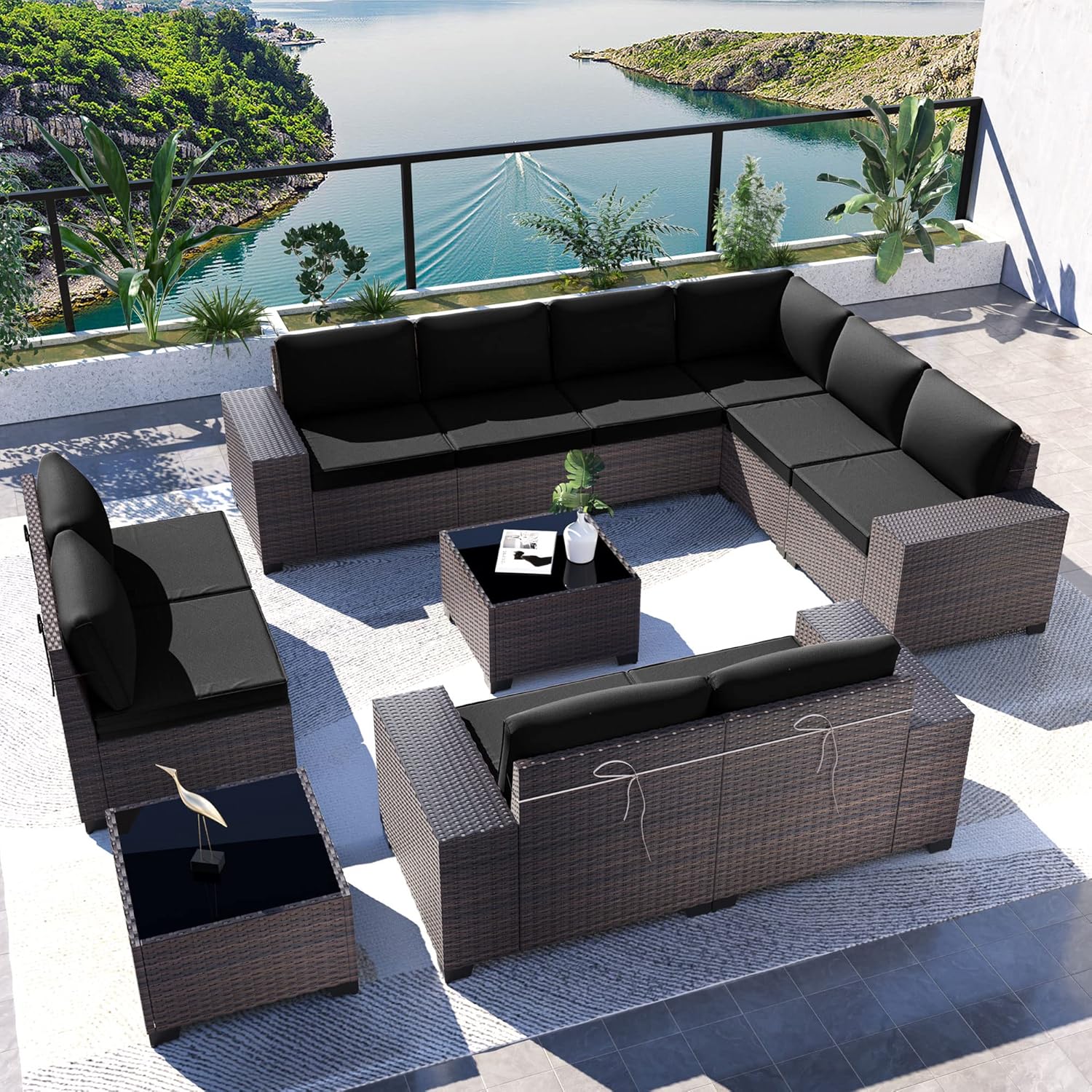 Kullavik Outdoor Patio Furniture Set for Ultimate Comfort