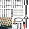 Wire Trellis for Climbing Plants Outdoor - Durable Stainless Steel Kit