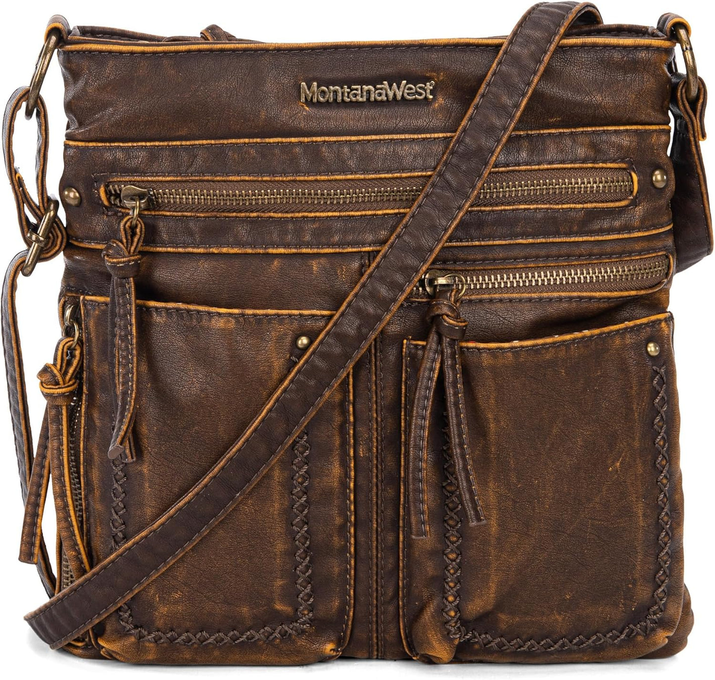 Montana West Crossbody Bag for Women - Stylish Multi Pocket Purse
