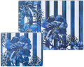 Tempered Glass Cutting Boards Set of 2 - Royal English Garden