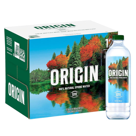 Natural Spring Water, 100% Origin, Eco-Friendly Bottles