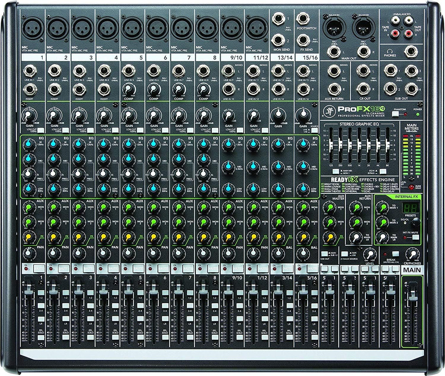 Mackie ProFX16v2 16-Channel Mixer with USB and Effects