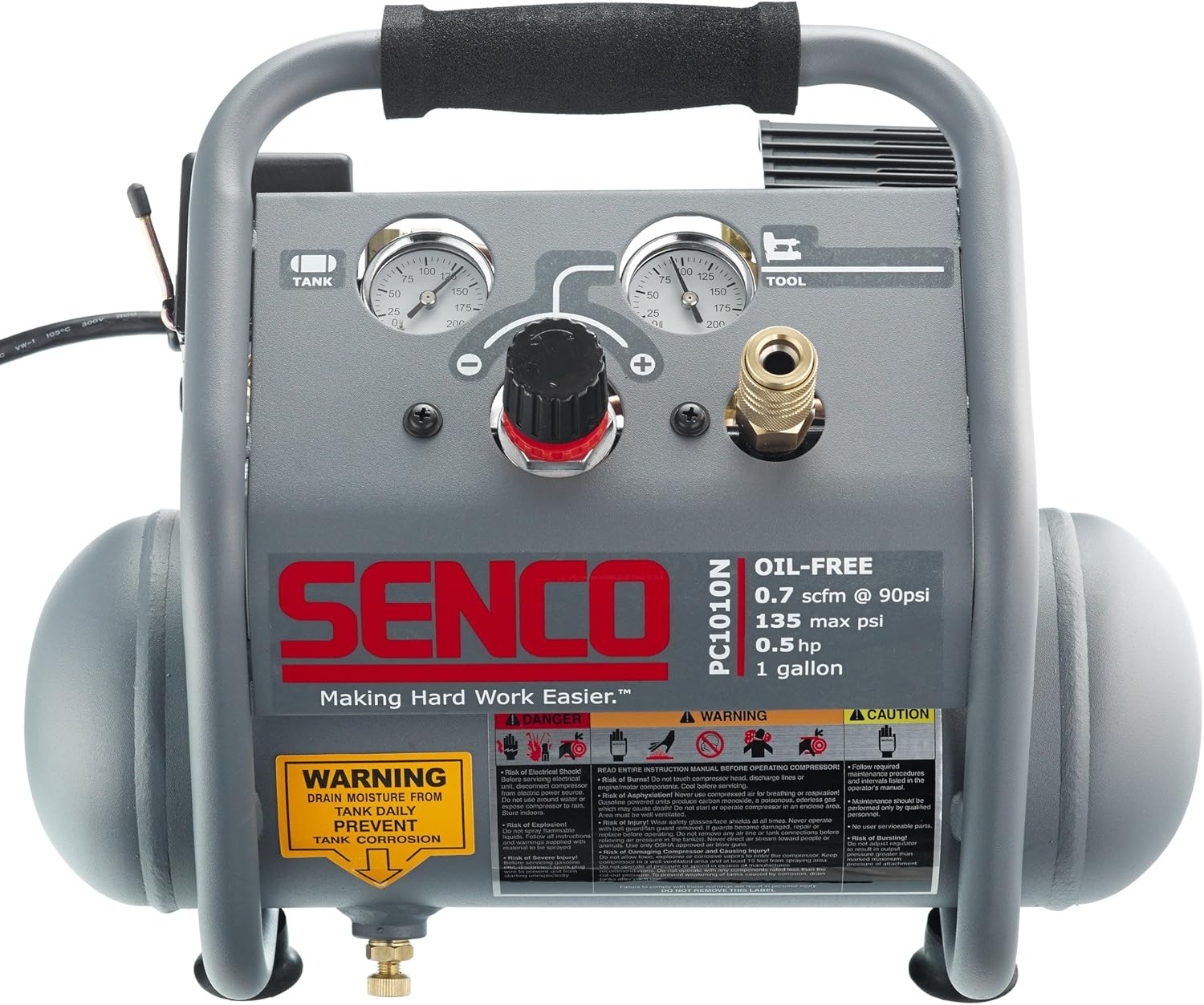 Compact Power: Senco 1/2 Hp Portable Compressor