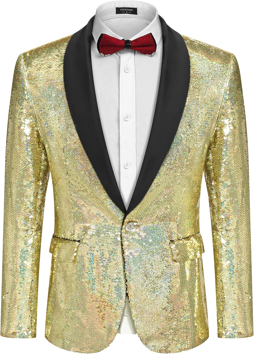 Shiny Sequin Blazer Tuxedo for Men - Perfect Party Jacket