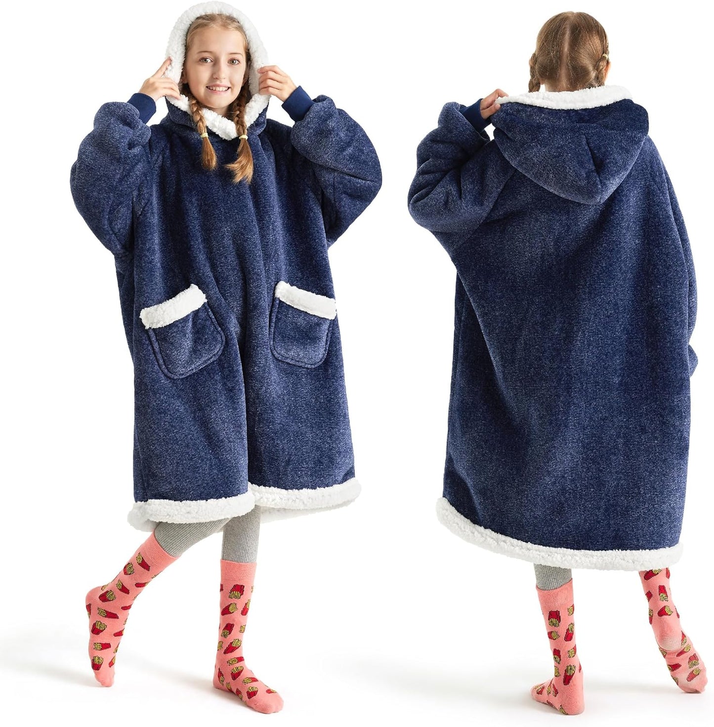 Bedsure Blanket Hoodie for Ultimate Comfort and Warmth