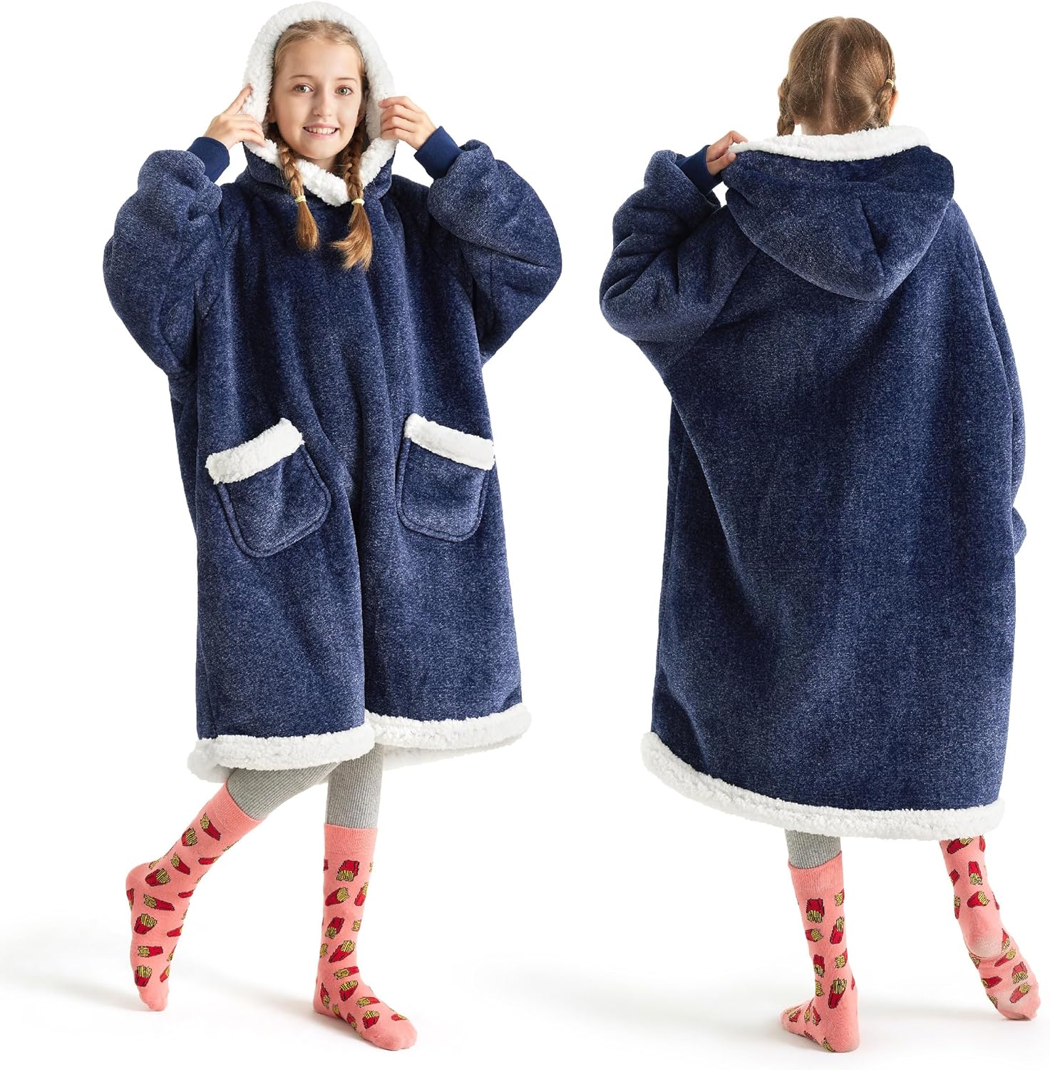 Bedsure Blanket Hoodie for Ultimate Comfort and Warmth