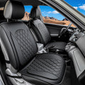 LINGVIDO Car Seat Covers Premium Nappa Leather Full Set - Durable