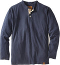 Venado Henley Long Sleeve Shirt for Men - Comfortable Stretch Fit