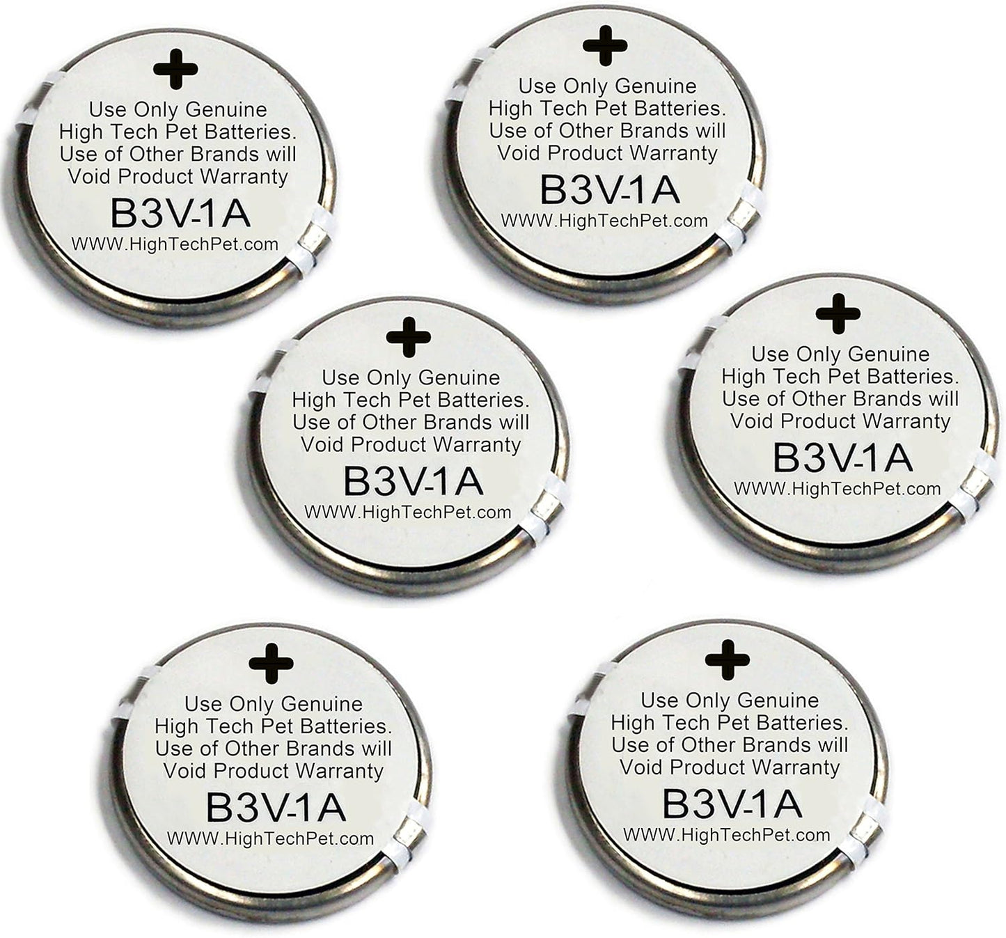High Tech Pet 6-Pack Electronic Collar Battery for MS-4 and MS-5