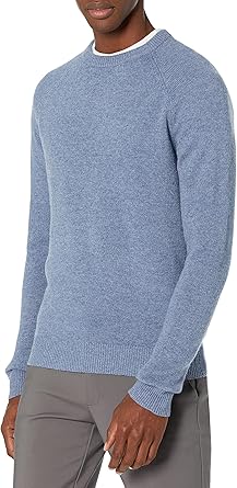 Goodthreads Men's Lambswool Crewneck Jumper for Comfort
