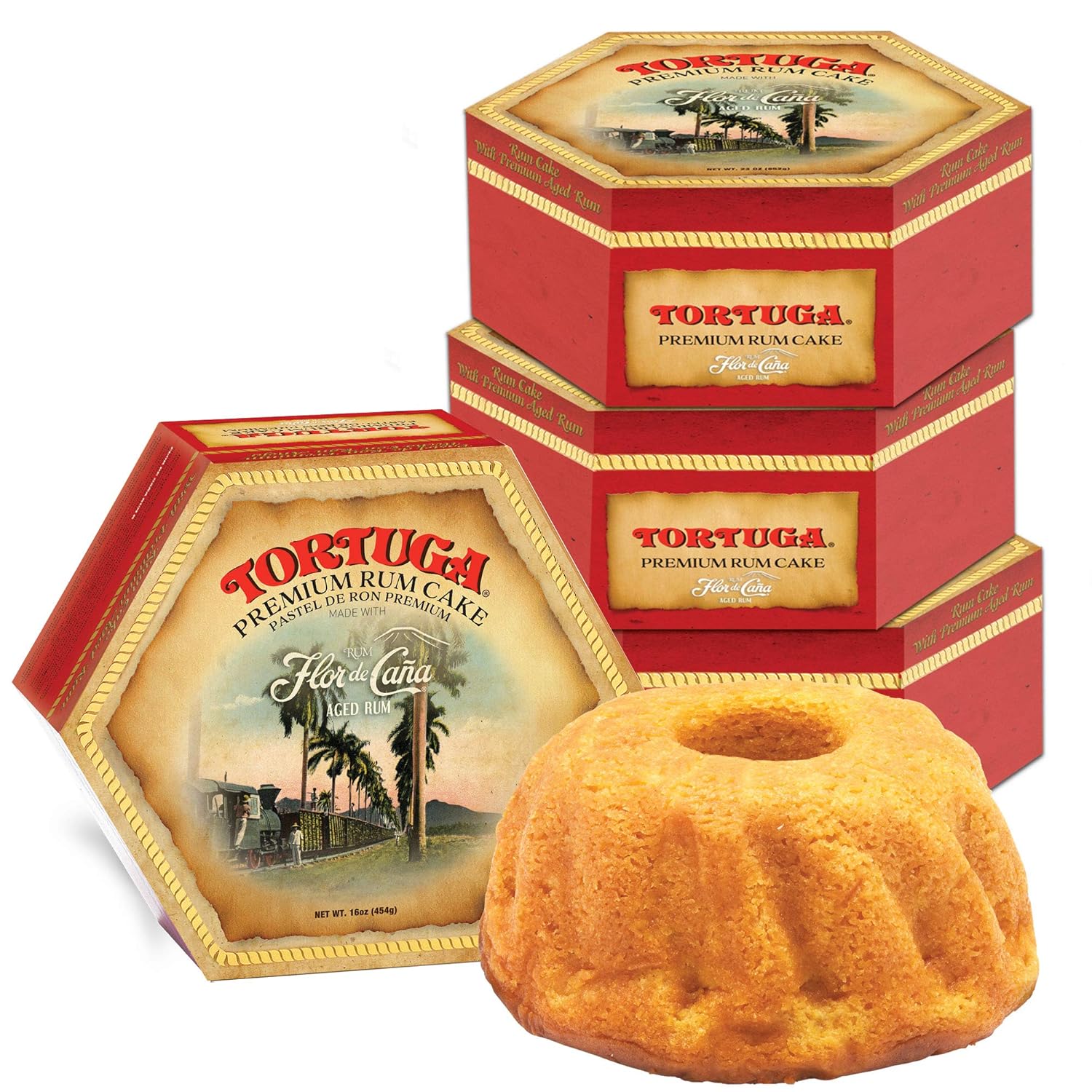 Tortuga Caribbean Rum Cake with Walnuts - Perfect Gourmet Gift