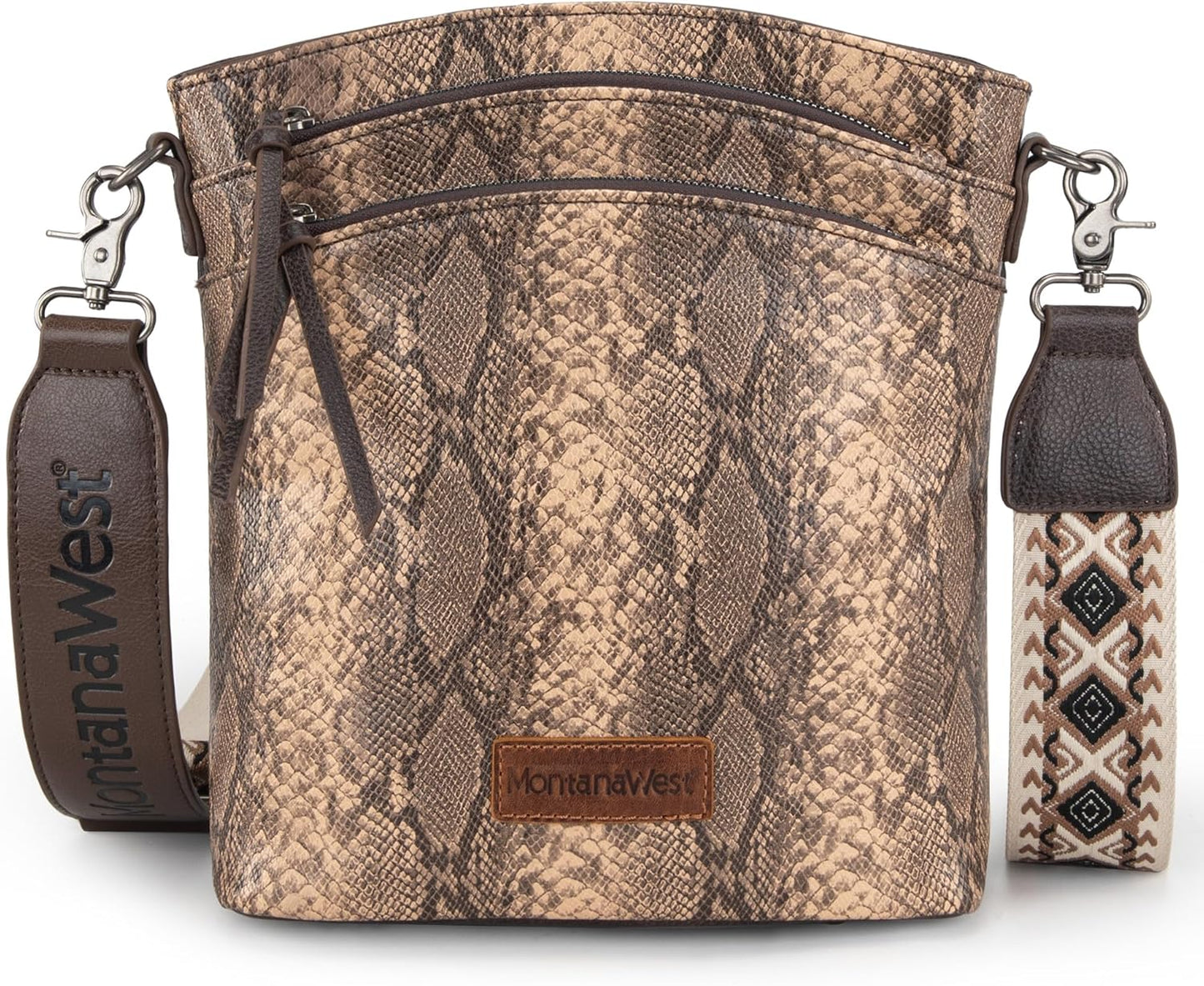 Montana West Multi Zip Pocket Large Crossbody Bag with Style