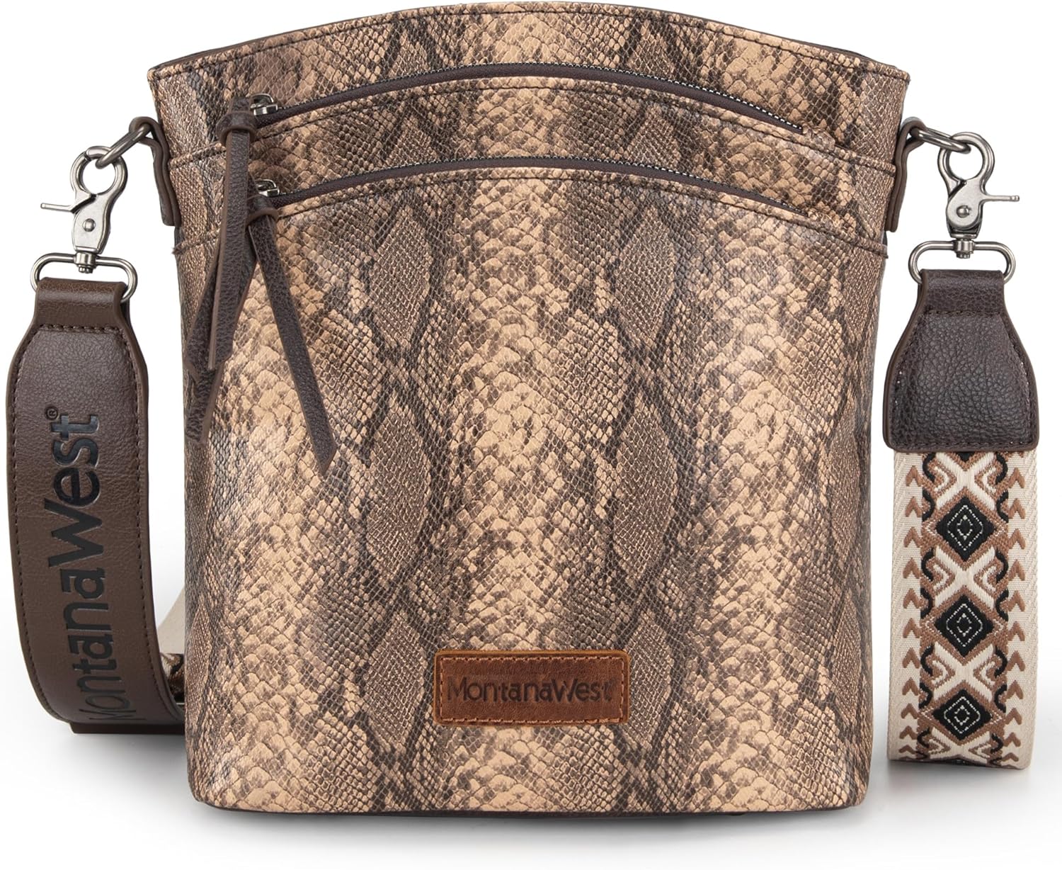 Montana West Multi Zip Pocket Large Crossbody Bag with Style