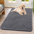 Absorbent Chenille Dog Door Mat for Muddy Paws and Messy Floors