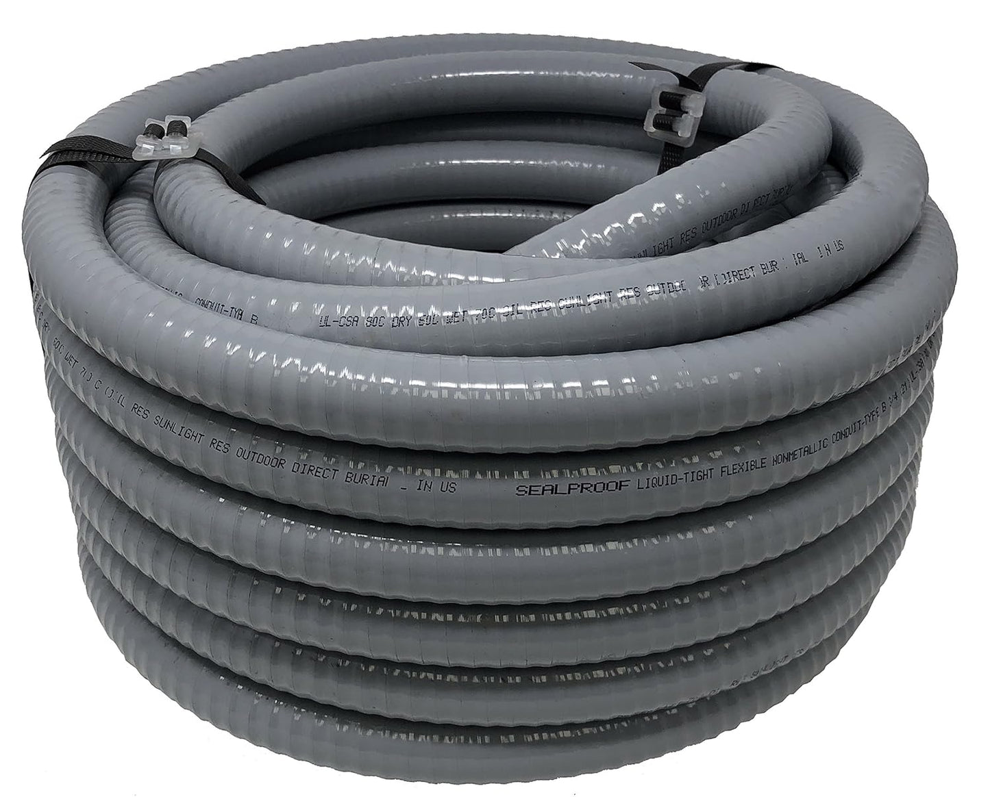 Sealproof 1-Inch Flexible Non-metallic Liquid-Tight Conduit