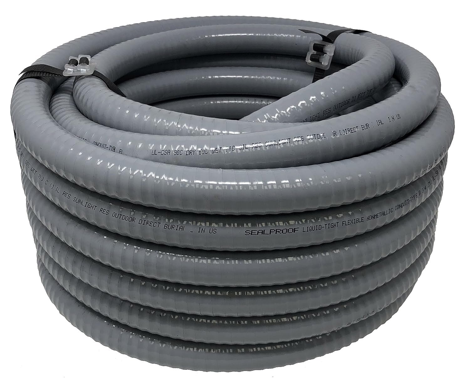 Sealproof 1-Inch Flexible Non-metallic Liquid-Tight Conduit