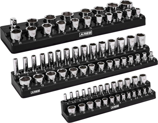 Magnetic Socket Organizer Set for Metric Sockets by ARES