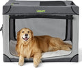 Lesure Soft Collapsible Dog Crate 42 in - Portable Foldable Kennel
