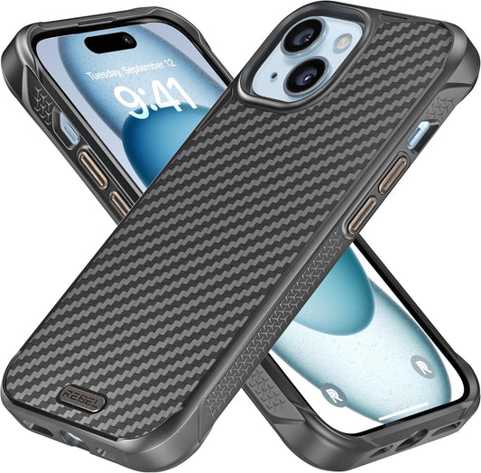 REBEL Case for iPhone 15 - Strong MagSafe Compatible Design