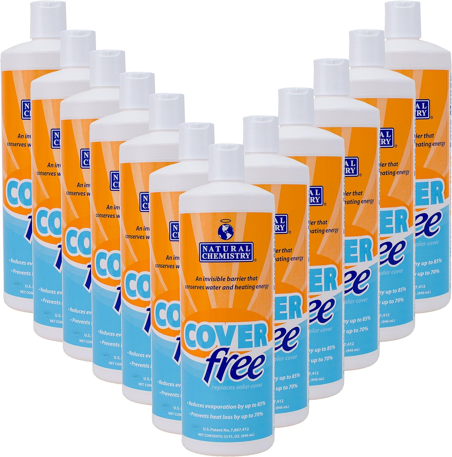 Natural Chemistry Cover Free 1 qt Case of 12 for Pool Care