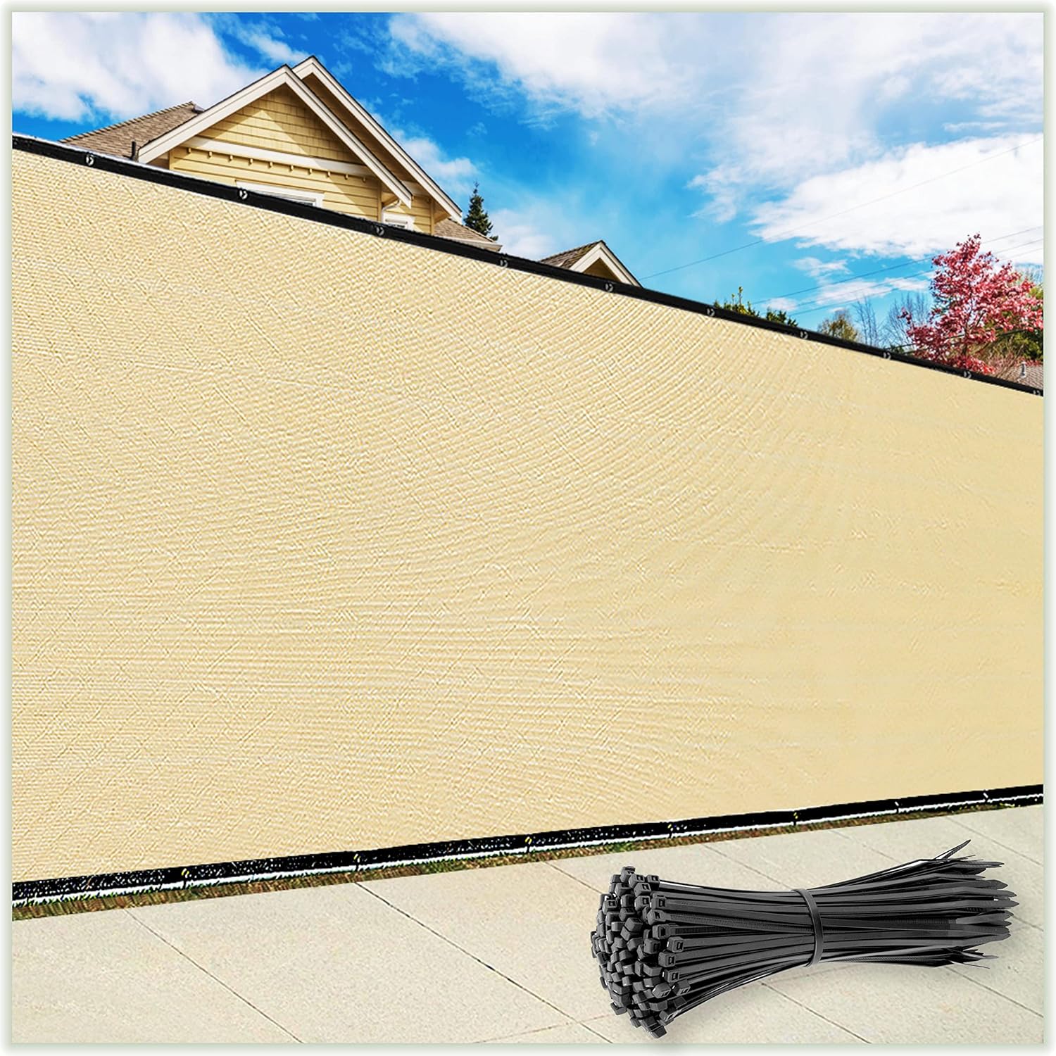 ColourTree Customized Size Fence Screen Privacy Screen for Outdoor