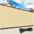 Customized Size Privacy Screen Beige 4 ft x 156 ft - Heavy Duty