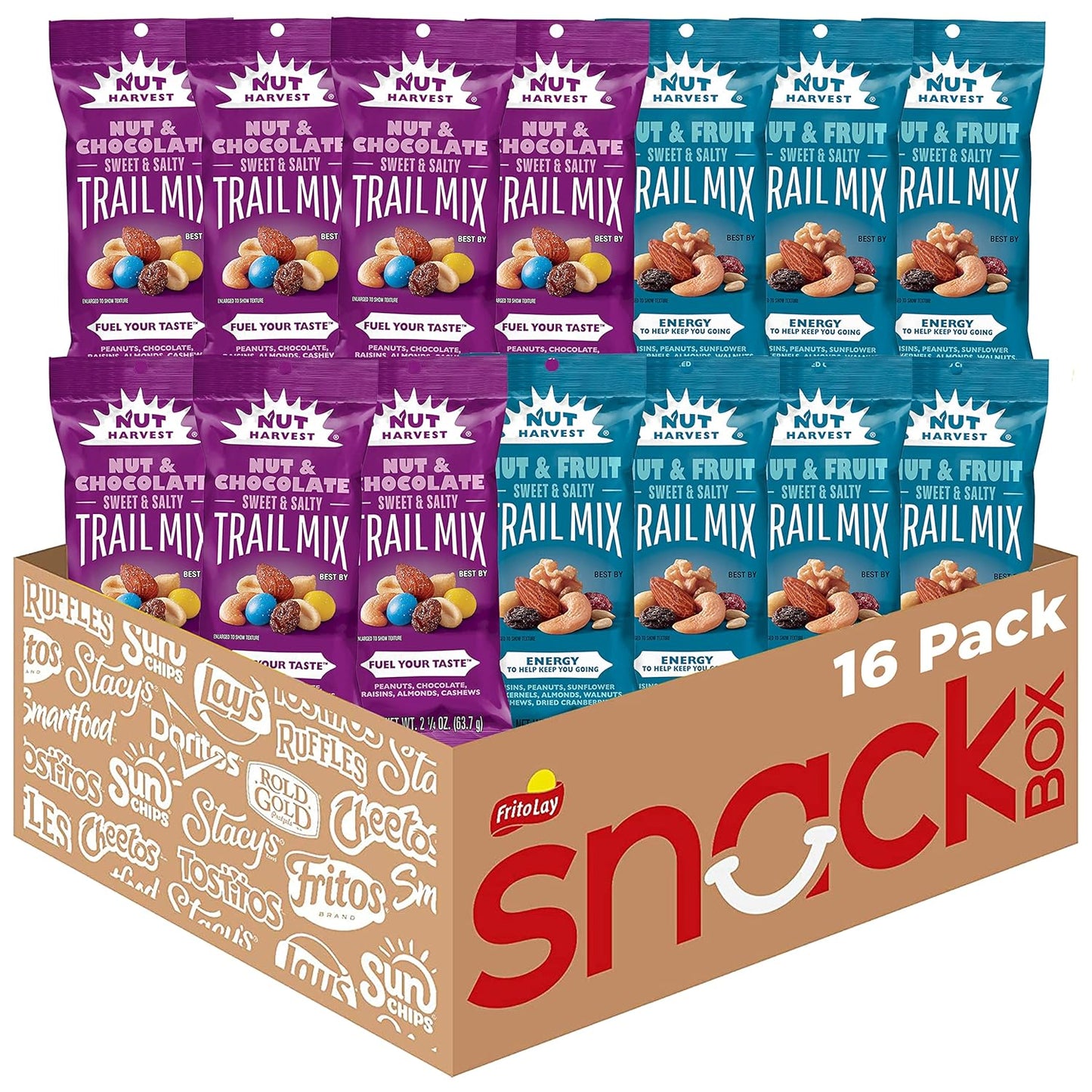 Nut Harvest Trail Mix Variety Pack - Perfect Snack for Everyone
