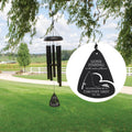 Personalized Gone Fishing in Heaven Sympathy Wind Chime - 30 in